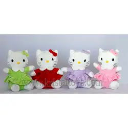 Детско плюшено Коте с рокля - Hello Kitty