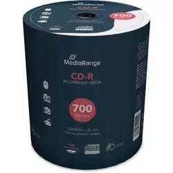Дискове Mediarange CD-R 700 MB 100бр. фолио