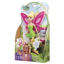 DISNEY FAIRIES Кукла фея с крила, шишенце с разтвор за сапунени