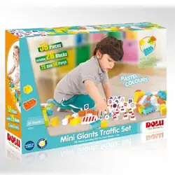 DOLU Детски конструктор с пътни знаци Mini Giants 56 части