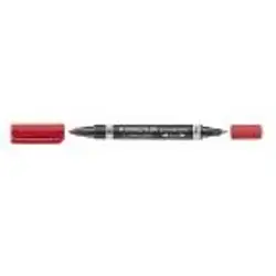 Двувърх перманентен маркер Staedtler Duo 348 F и М,ВАР
