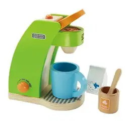 Дървена играчка кафемашина