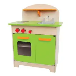 Дървена играчка кухня