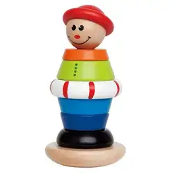 Дървена играчка за подреждане Джак