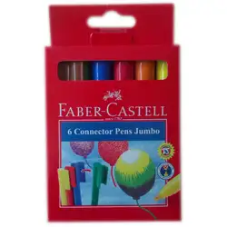 Faber Castell Флумастри 6 цвята
