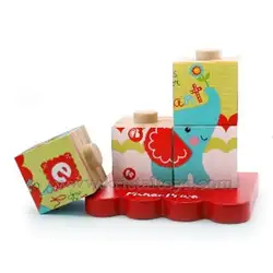 Fisher Price Дървени кубчета-пъзел Fisher Price Дървени кубчета-пъзел