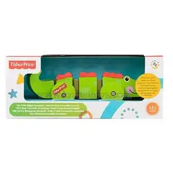Fisher Price Крокодил с колелца дървен Fisher Price Крокодил с колелца дървен
