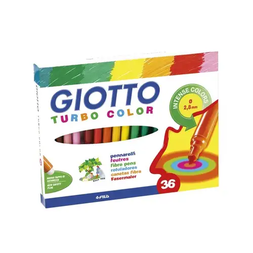 Флумастри Джото Giotto Turbo Color 36 цвята