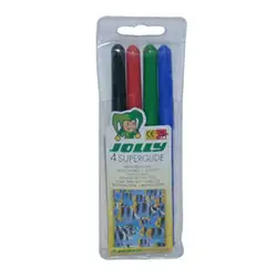 Флумастри за оцветяване KOH-I-NOOR, Jolly 4 цвята