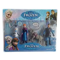 Фрозен Frozen Замръзналото кралство Герои детски комплект фигури - Анна, Кристоф, Свен и Олаф