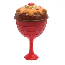 Кукла сладолед Мелба с четка - розова + кафяво GELATO