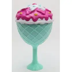 Кукла сладолед Мелба с четка - синя + розово GELATO