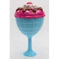 Кукла сладолед Мелба с четка - синя + розово GELATO