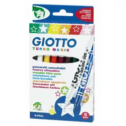 Giotto Флумастри 8 цвята Turbo Magic