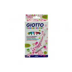 Giotto Флумастри 8 цвята Turbo Scent , ароматизирани