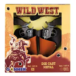 GONHER Wild-West Мини револвер 2 броя GONHER Wild-West Мини револвер 2 броя