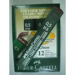 Графити мини Фабел Кастел Faber Castell 0.5 HB, опаковка 12 броя