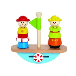 HAPE Дървена лодка за подреждане за баланс