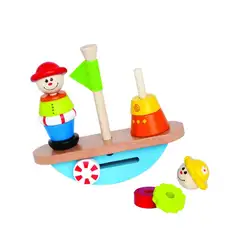HAPE Дървена лодка за подреждане за баланс