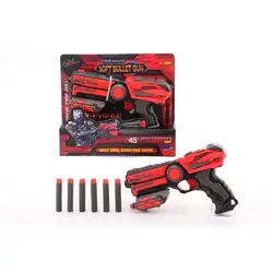 HIGH SPEED Soft Bullet Gun Пистолет Basic с 6 броя стрели HIGH SPEED Soft Bullet Gun Пистолет Basic с 6 броя стрели