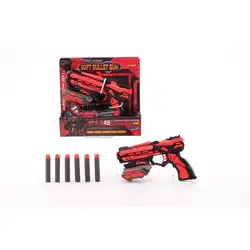 HIGH SPEED Soft Bullet Gun Пистолет с 6 броя стрели HIGH SPEED Soft Bullet Gun Пистолет с 6 броя стрели