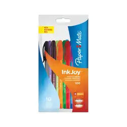 Химикал с гума Papermate цветен 10 цвята