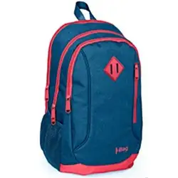 iBag Ученическа раница с две отделения - синя