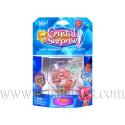 Играчка Кристална изненада CRYSTAL SURPRISE Блестящо животинче, 2 бр. Талисманчета и гривна Star, Flash,Jet