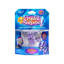 Играчка Кристална изненада CRYSTAL SURPRISE Блестящо животинче с 2 бр. Талисманчета Dash, Dazzly, Glitzy