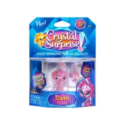Играчка Кристална изненада CRYSTAL SURPRISE Блестящо животинче с 2 бр. Талисманчета Dash, Dazzly, Glitzy