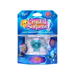 Играчка Кристална изненада CRYSTAL SURPRISE Блестящо животинче с 2 бр. Талисманчета Sparkles, Twinkles, Zing