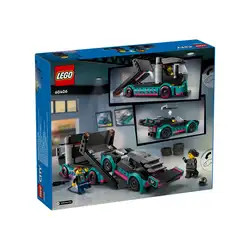 Лего Състезателна кола и камион автовоз Lego City Great Vehicles 60406