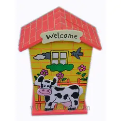 Касичка къщичка с животно Welcome