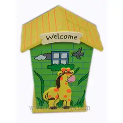 Касичка къщичка с животно Welcome