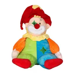 Клоун - 2 цвята, детска плюшена играчка