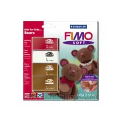 Комплект глина Fimo Soft Bears 802431