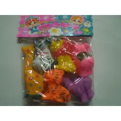 Комплект гумени играчки - 6 броя Комплект гумени играчки - 6 броя