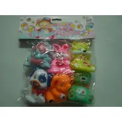 Комплект гумени играчки - шест броя Комплект гумени играчки - шест броя