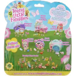 Комплект играчка Teeny Little Families - къщата с часовника