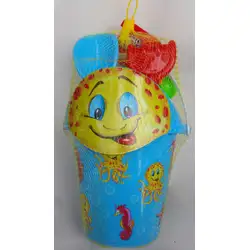 Комплект кофичка за пясък с 3D ефект - жабче, октопод