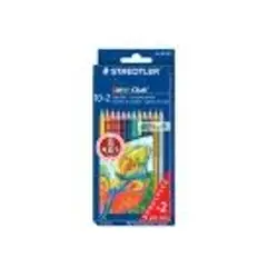Комплектт цветни моливи Щадлер Staedtler NC 144, 10 цвята + златен и сребърен