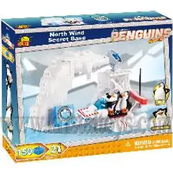 Конструктор Секретна база "Северен вятър" Cobi The Penguins of Madagascar 26151