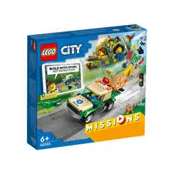 Лего Мисии за спасяване на диви животни Lego City 60353 Лего Мисии за спасяване на диви животни Lego City 60353