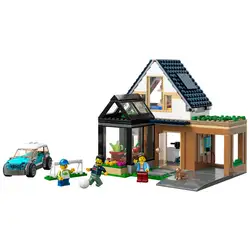 Лего Семейна къща и електрическа кола Lego City 60398