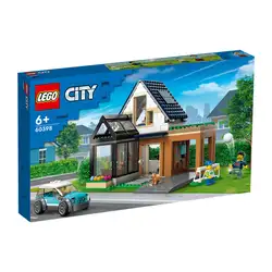 Лего Семейна къща и електрическа кола Lego City 60398 Лего Семейна къща и електрическа кола Lego City 60398