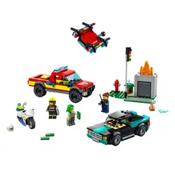 Лего Спасение при пожар и полицейско преследване Lego City Fire 60319