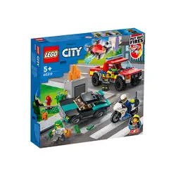 Лего Спасение при пожар и полицейско преследване Lego City Fire 60319 Лего Спасение при пожар и полицейско преследване Lego City Fire 60319