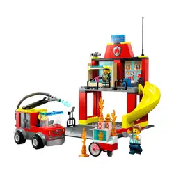 Лего Пожарна команда и пожарникарски камион Lego City Fire 60375