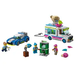 Лего Полицейско преследване с камион за сладолед Lego City Police 60314