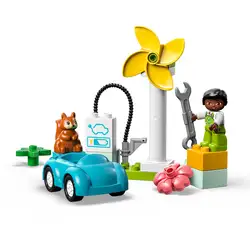 Лего Вятърна турбина и електрическа кола Lego DUPLO Town 10985